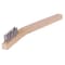 Weiler Small Hand Wire Scratch Brush, Stainless Steel, Fill Wood Block, 3x7 Rows 44167 - alternate 2