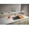 Blanco Valea Silgranit Super Single Undermount Kitchen Sink - Truffle 441772 - alternate 2