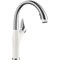 Blanco Artona Pull Down Dual Spray Kitchen Faucet 1.5 GPM - PVD Steel/White 442036 - alternate 1