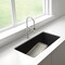 Blanco Precis Silgranit Reversible 60/40 Double Bowl Undermount Kitchen Sink with Low Divide - Anthracite 442525 - alternate 2
