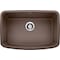 Blanco Valea Silgranit 27" Single Bowl Undermount Kitchen Sink - Cafe 442555 - alternate 1