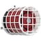 Safety Technology International Audible and Strobe Guard, Steel, Surface Mount, 3 3/4 in W x 3 3/4 in H x 3 1/2 in D, White STI-9615 - alternate 2