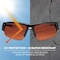 Ergodyne DAGR-PZ, Safety Glasses, Uncoated, Copper Lens, Black Frame, Half-Frame, Polarized DAGR-PZ - alternate 2