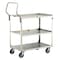 Lakeside Stainless Steel Handler Series 3 Shelf Cart; 500 lb Capacity, 21"x49" 4459 - alternate 1