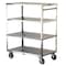 Lakeside Stainless Steel 4 Shelf Cart; All Edges Down, 500 lb Capacity, 21"x50" 460 - alternate 1