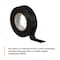 3M Vinyl Electrical Tape, 165 Temflex, 3/4 in W x 60 ft L, 6 mil Thick, Black 165BK4A - alternate 2