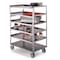 Lakeside Stainless 6-Shelf Cart; (3) Edges Up, 500 lb Capacity, 21"x35" 448 - alternate 1
