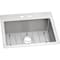 Elkay Sink, Drop-in, Undermount Mount, 2 Hole, 22.5" x 16.75", Polished Satin ECTSR25229TBG2 - alternate 5