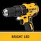 Dewalt 20V MAX Cordless Drill, Brushless, 1/2 in Chuck, 2 Batteries & Charger Included DCD777C2 - alternate 5
