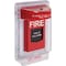 Safety Technology International Pull Station Cover with Horn, Polycarbonate, Wall Mount, Red/Clear, 3 3/16 in Depth, 6 13/16 in Wide STI-1100 - alternate 9