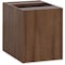 Lorell Pedestal Desk Hanging Pedestal, 15.5" D X 18.9" H, 15.5" W X PVC (Edge), Steel (Slide), Walnut LLR69987 - alternate 4