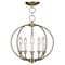 Livex Lighting Milania 5 Light Antique Brass Convertibl 4665-01 - alternate 1