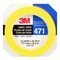 3M Vinyl Tape 471, Yellow, 1/2"x36, PK72 471 - alternate 6