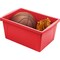 Storex Storage Bin, Red, 6 PK 61483U06C - alternate 3