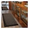 Notrax Antifatigue Mat, 3 ft L x 2 ft W, 1/2 in Thickness, Vinyl, Marble, Black/White 470S2436BL - alternate 3