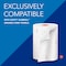 Scott Electronic Slimroll Towel Dispenser, White, for Scott Orange Core Towels, 11.8" x 12.35" x 7.25" 47259 - alternate 9