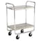 Lakeside Tubular Chrome Frame 2 Shelf Cart; 500 lb Capacity, 15-1/2"x24" 472 - alternate 1