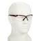 Kleenguard V30 Nemesis Safety Glasses, Anti-Fog & Anti-Scratch, Wraparound, Red Frame, Clear Lens 47378 - alternate 2