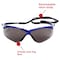 Kleenguard V30 Nemesis Safety Glasses, Anti-Fog & Anti-Scratch, Metallic Blue Frame, Smoke (Gray) Lens 47387 - alternate 6