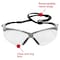 Kleenguard V30 Nemesis Safety Glasses, Anti-Fog & Anti-Scratch, Wraparound, Silver Frame, Clear Lens 47388 - alternate 6