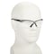 Kleenguard V30 Nemesis Safety Glasses, Anti-Fog & Anti-Scratch, Wraparound, Silver Frame, Clear Lens 47388 - alternate 2