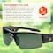 Ergodyne DAGR-PZ, Safety Glasses, Uncoated, G15 Lens, Black Frame, Half-Frame, Polarized DAGR-PZ - alternate 2
