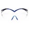3M Safety Glasses, SecureFit Series, Scotchgard Anti-Fog, Blue/Gray Temples, Clear Lens SF401SGAF-BLU - alternate 3