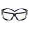 3M Safety Glasses, SecureFit Series, Scotchgard Anti-Fog, Indoor/Outdoor, Black/Blue Frame, Clear Lens 1334247 - alternate 2