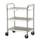 Lakeside Tubular Chrome Frame 3 Shelf Cart; 500 lb Capacity, 15-1/2"x24"-K.D. 479 - alternate 1