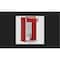 Safety Technology International Universal Stopper Cover, Polycarbonate, Surface Mount, 5 1/2 in W x 8 1/8 in H x 4 in D, Clear, Red STI-13210NR - alternate 2