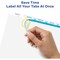 Avery Avery Index Maker Clear Label Dividers 11416, 5-Tab Set, White 7278211416 - alternate 9
