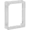 Safety Technology International Pull Station Guard Spacer, Polycarbonate, 4 in W x 6 in H x 1 1/2 in D, Clear STI-1331 - alternate 2