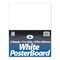 Roaring Spring White Poster Board, 5 sheet, 11"x14", PK24 48003CS - alternate 1