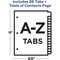 Avery Avery Ready Index Table of Contents Dividers 11125, 26-Tab Set, A-Z 7278211125 - alternate 6
