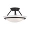 Livex Lighting Newburgh 2 Light Black Ceiling Mount 4823-04 - alternate 1