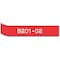 Dymo Tape, Red, Labels/Roll: Continuous 520102 - alternate 2