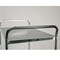 Lakeside Tubular Chrome Frame 3 Shelf Cart; 500 lb Capacity, 18"x27" - K.D. 489 - alternate 4