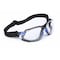 3M Safety Glasses Kit W/ Elastic Strap, Foam Gasket, Solus 1000, Anti-Fog, Black/Blue, Clear S1101SGAF-KT - alternate 2