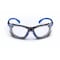 3M Safety Glasses Kit W/ Elastic Strap, Foam Gasket, Solus 1000, Anti-Fog, Black/Blue, Clear S1101SGAF-KT - alternate 7