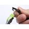 3M Safety Glasses, Solus 1000 Series, Scotchgard Anti-Fog Coating, Black/Green Frame, Clear Lens S1201SGAF - alternate 3