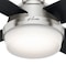 Hunter Decorative Ceiling Fan, Low Pro, 44 in Blade Dia, 3 Blades, 3 Speeds, 120, Brushed Nickel 59243 - alternate 6