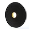 3M Foam Tape, Black, 18 yd L, 1 in W, PK9 4504 - alternate 3