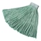 Rubbermaid Commercial 5 in String Wet Mop, 28 oz Dry Wt, Clamp On Connection, Cut-End, Green, Synthetic, PK6 FGF13700GR00 - alternate 2