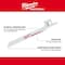 Milwaukee Tool 6" 4/6 TPI SAWZALL Blades (5 Pk) 48-00-5041 - alternate 3