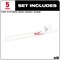 Milwaukee Tool 3-5/8" 10 TPI SUPER SAWZALL Blade (5 PK) 48-00-5161 - alternate 4