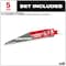 Milwaukee Tool 6 in. 6 TPI SAWZALL THE WRECKER with CARBIDE TEETH Multi-Material Reciprocating Saw Blade (5 pk) 48-00-5541 - alternate 3
