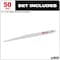 Milwaukee Tool 12" 5 TPI SAWZALL Blades (50 Pk) 48-01-6037 - alternate 4
