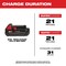 Milwaukee Tool M18 REDLITHIUM Compact Battery Two Pack 48-11-1811 - alternate 3