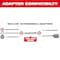 Milwaukee Tool Max-Lok Connection Adapter 48-20-6950 - alternate 2
