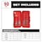 Milwaukee Tool SHOCKWAVE Impact Duty Carbide Hammer Drill Bit Set, 6 in Overall Length, Includes Case, 10 pc 48-20-9058 - alternate 5
